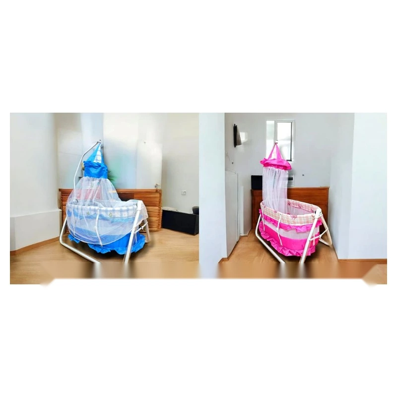 CozyRest 2DX Portable Folding Baby Swing Cradle with Mosquito Net