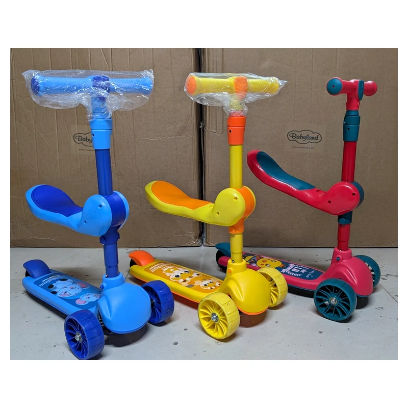 JuniorSprint 601 3-Wheel Kids Lean-To-Steer Kick Scooter