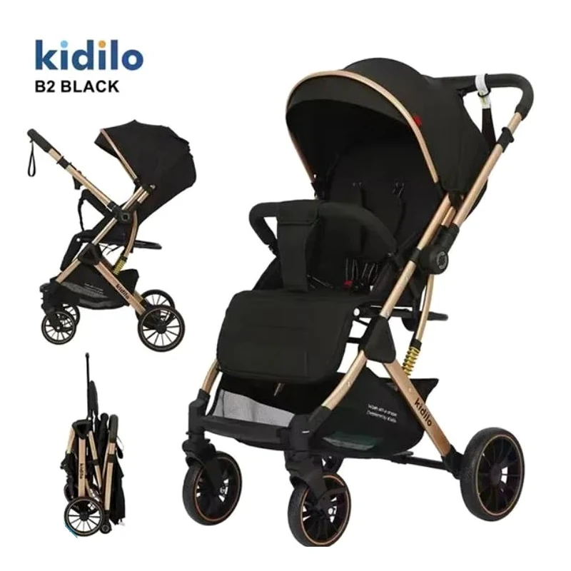 Kidilo B2 Luxury Reversible Baby Stroller & Trolley