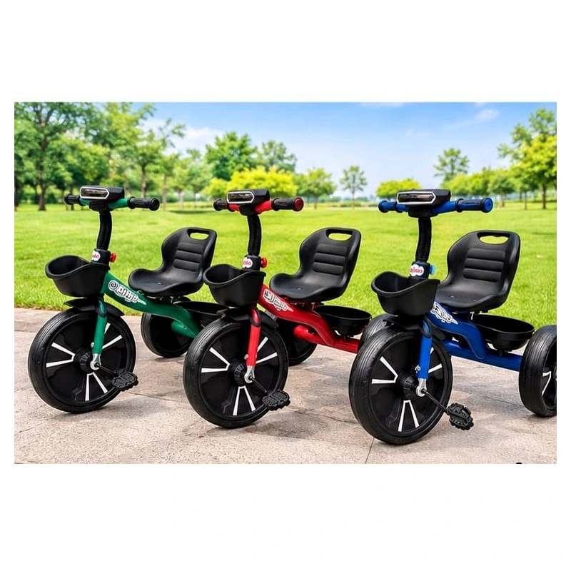 Kidilo TS428 Classic Sport Kids Tricycle with LED Light