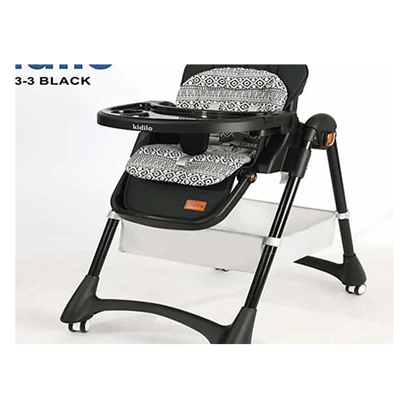 Kidilo KD3-3 Multi-Stage Foldable Baby High Chair with Removable Tray photo 2