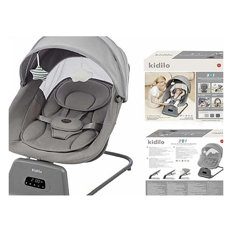 Kidilo RC002 Comfort Gliding Baby Rocker & Bassinet Seat with Toy Bar photo 2