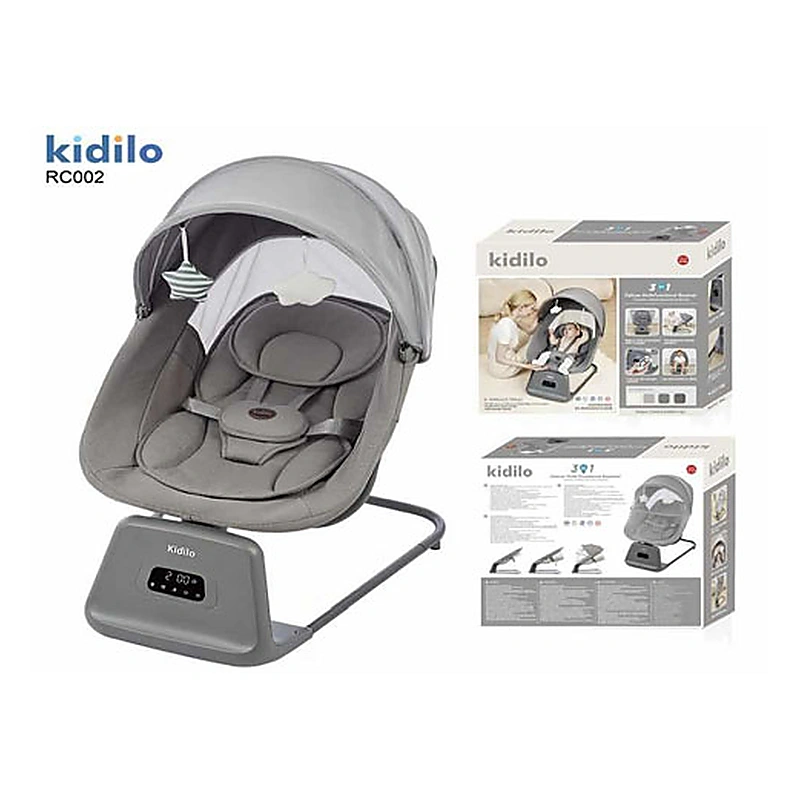 Kidilo RC002 Comfort Gliding Baby Rocker & Bassinet Seat with Toy Bar